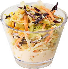 a side of coleslaw