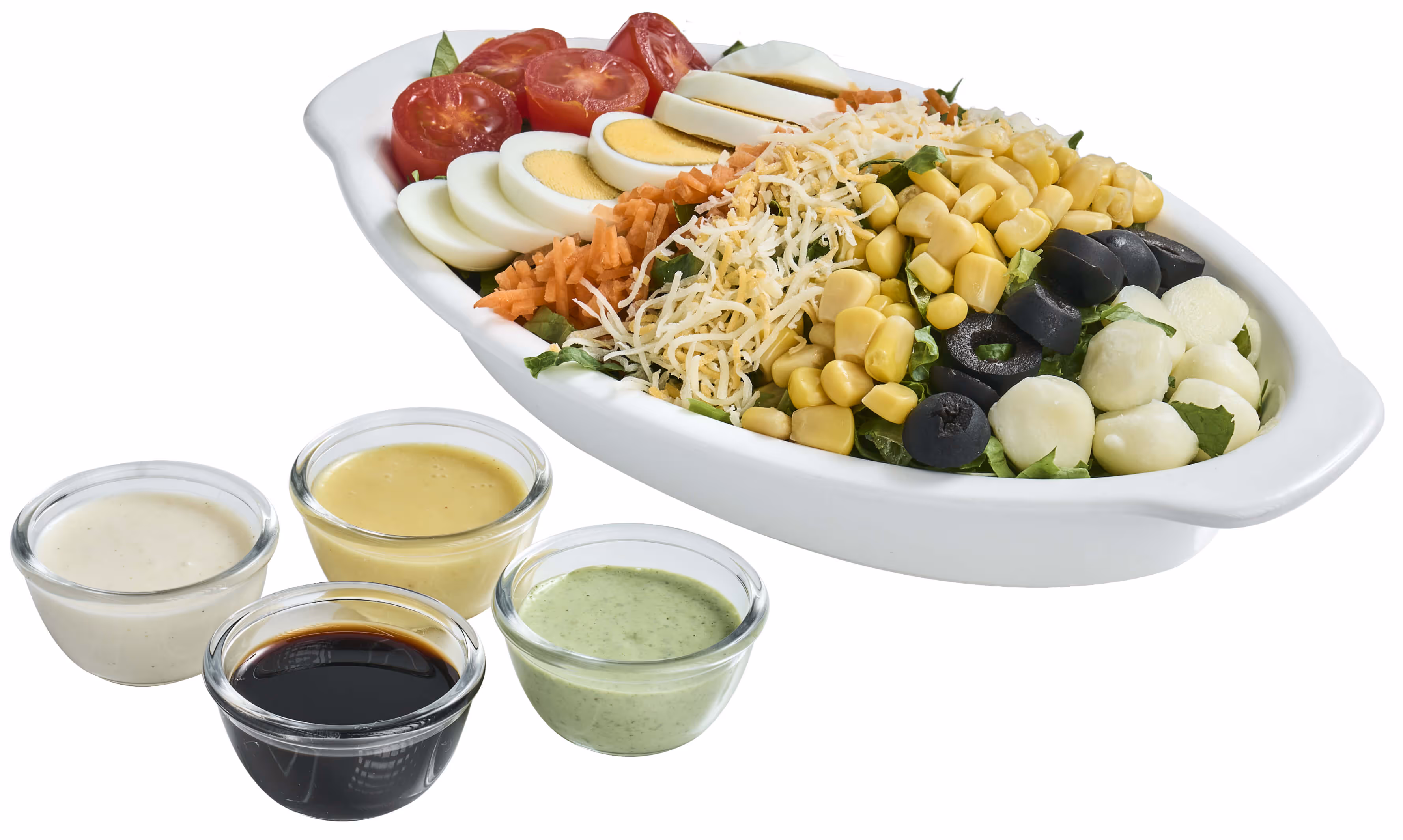 가든 샐러드 사진입니다. 맛있는 재료들이 보입니다. 