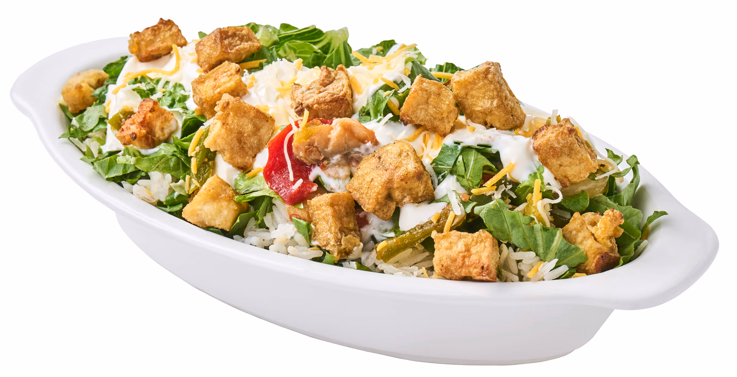멕시칸 두부볼 사진입니다. 맛있는 재료들이 보입니다. 